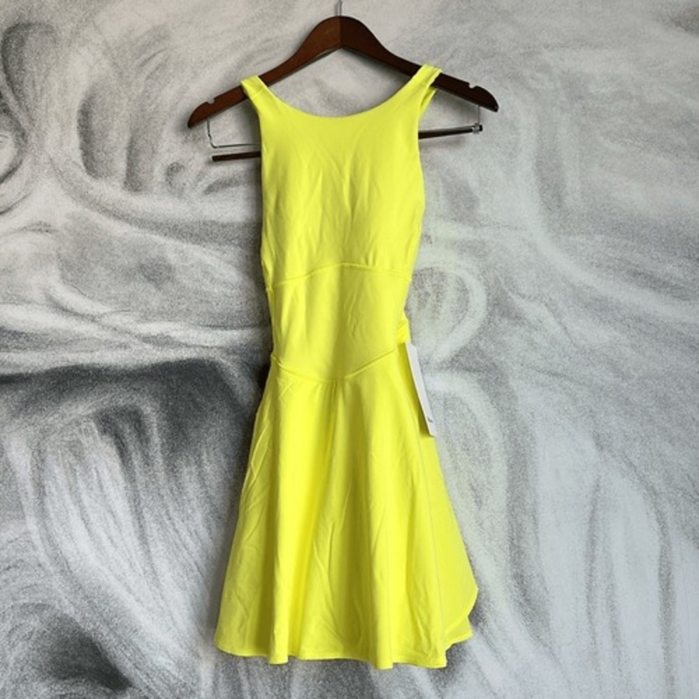 lululemon athletica Neon Yellow Athletic Dress